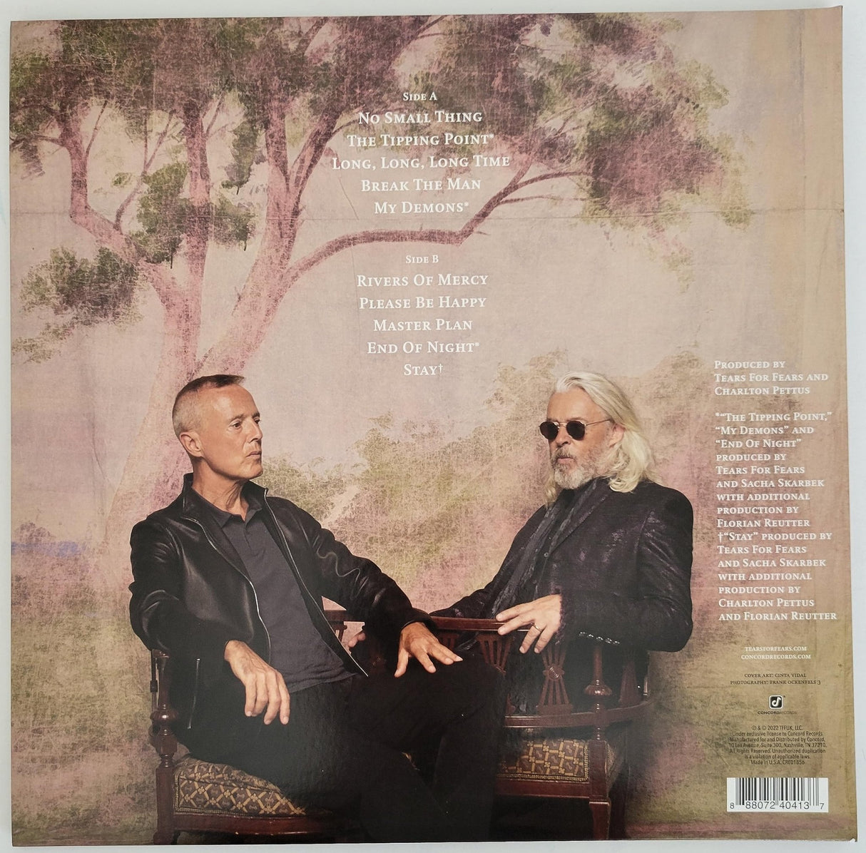 Smith & Orzabal signed Tears for Fears The Tipping Point album COA proof STAR