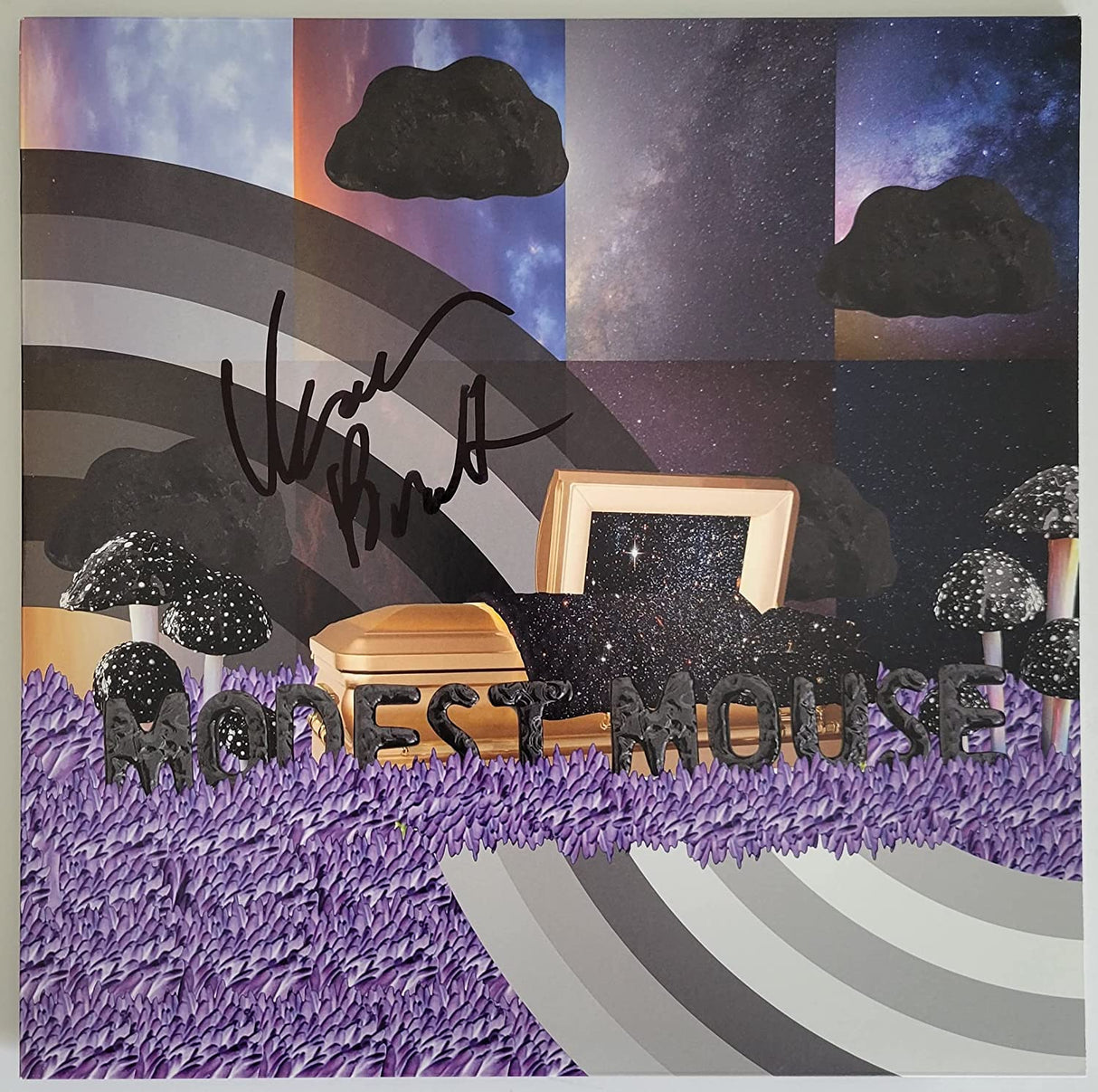 Isaac Brock signed Modest Mouse The Golden Casket T Shirt album, vinyl COA Proof STAR