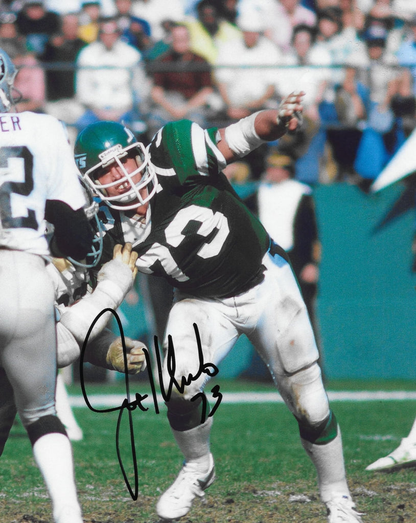 Joe Klecko signed New York Jets 8x10 football photo COA Proof autographed,