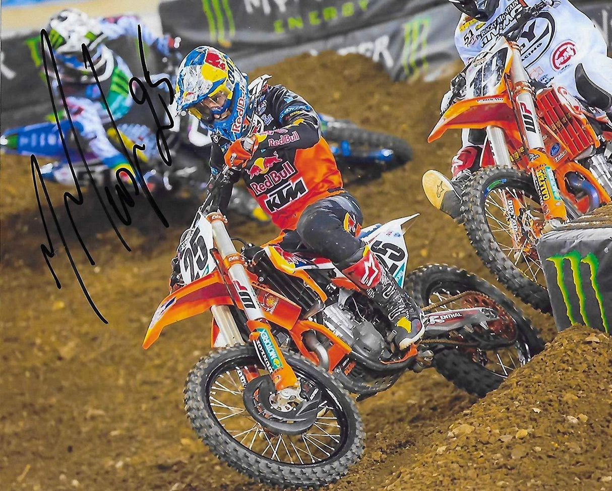 Marvin Musquin supercross, motocross, signed autographed 8x10 photo.proof COA