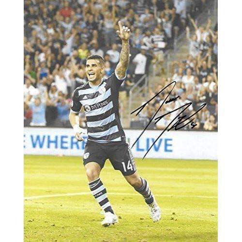 Dom Dwyer, Sporting Kansas City, Signed, Autographed, 8x10 Photo, a Coa with the Proof Photo of Dom Signing Will Be Included,,