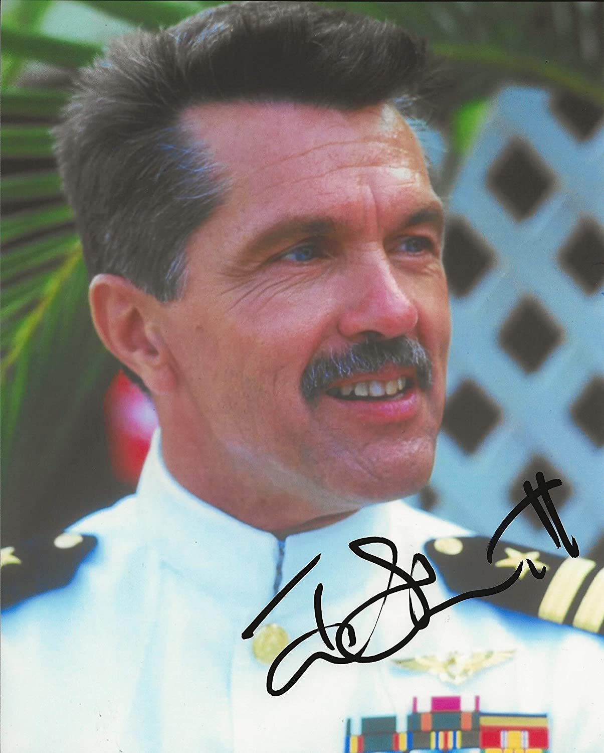 Tom Skerritt actor signed autographed Viper Top Gun 8x10 photo COA STAR