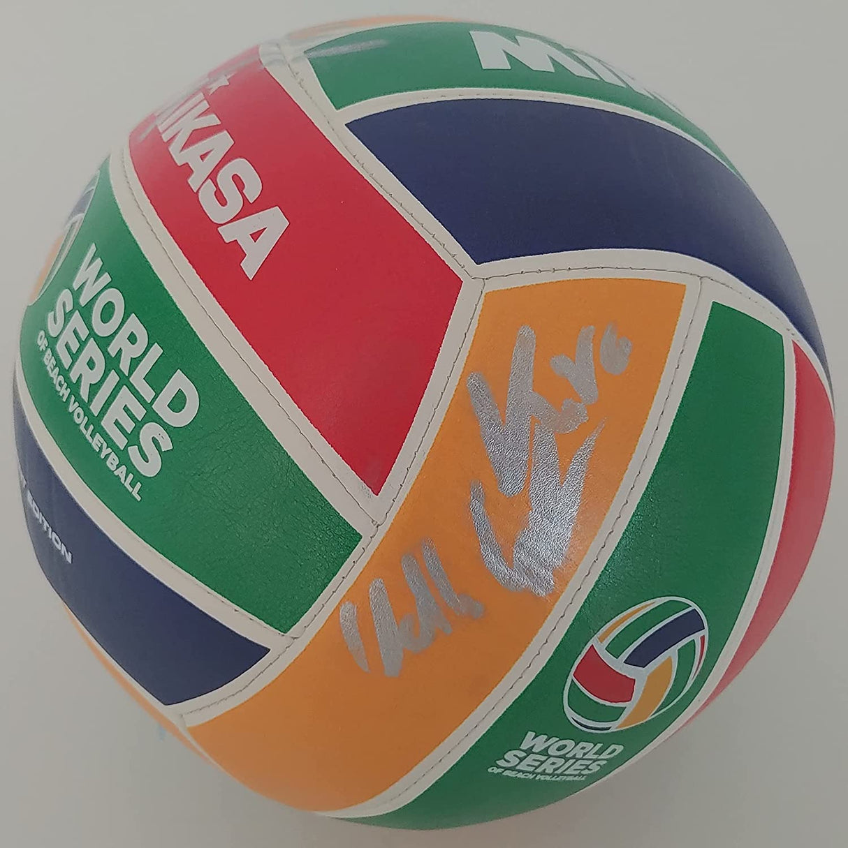 Laura Ludwig Kira Walkenhorst Germay Olympic volleyball players signed autographed World Series Volleyball COA Proof.