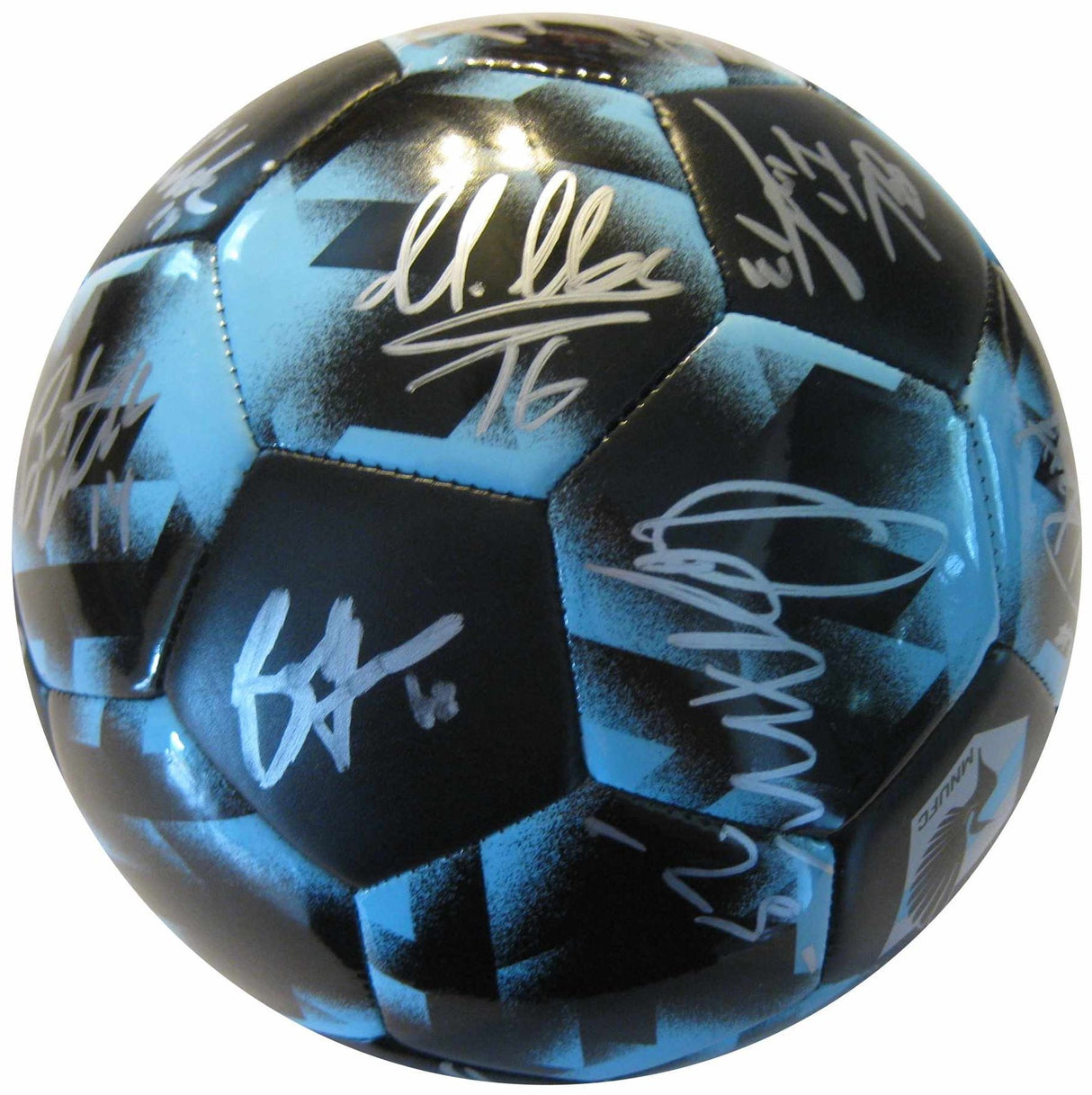 2018 Minnesota united FC team, signed, autographed, logo soccer ball - COA and Proof Photos Included