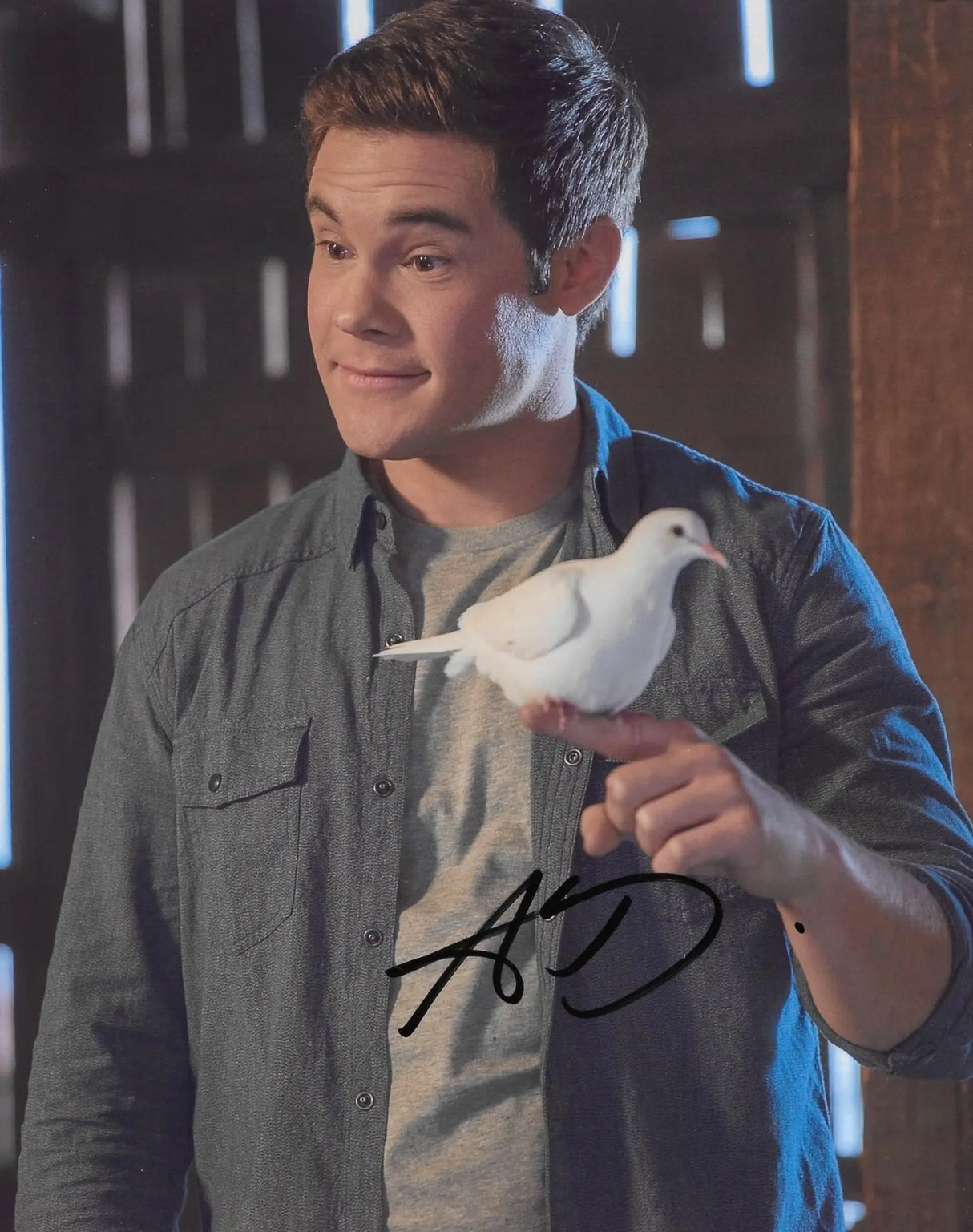 Adam Devine Signed 8x10 Photo Proof COA Autographed Actor Workaholics Comedian STAR..