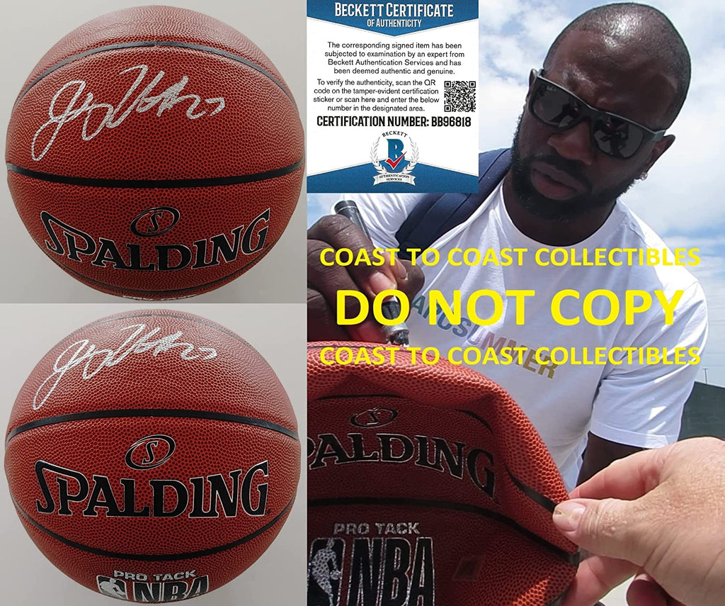 Jason Richardson Golden State Warriors signed autographed NBA basketball proof Beckett COA