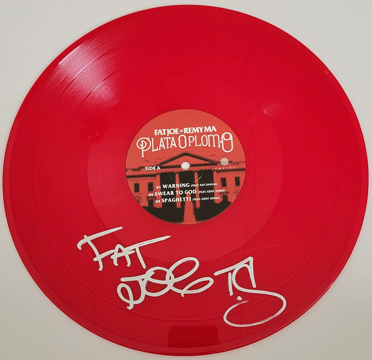 Fat Joe signed autographed Plata O Plomo album vinyl Record COA exact proof STAR