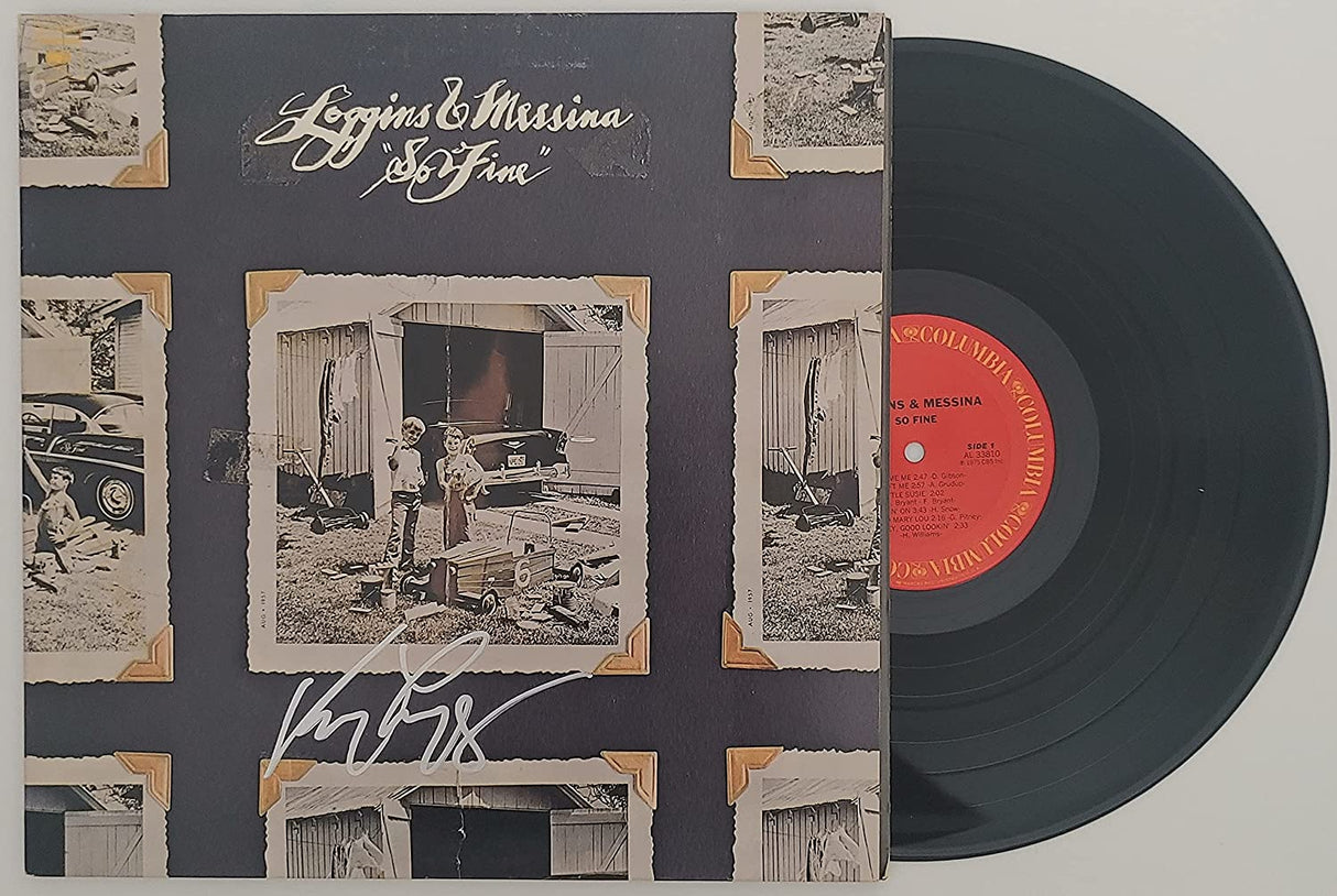 Kenny Loggins signed autographed So Fine album vinyl record proof Beckett COA STAR