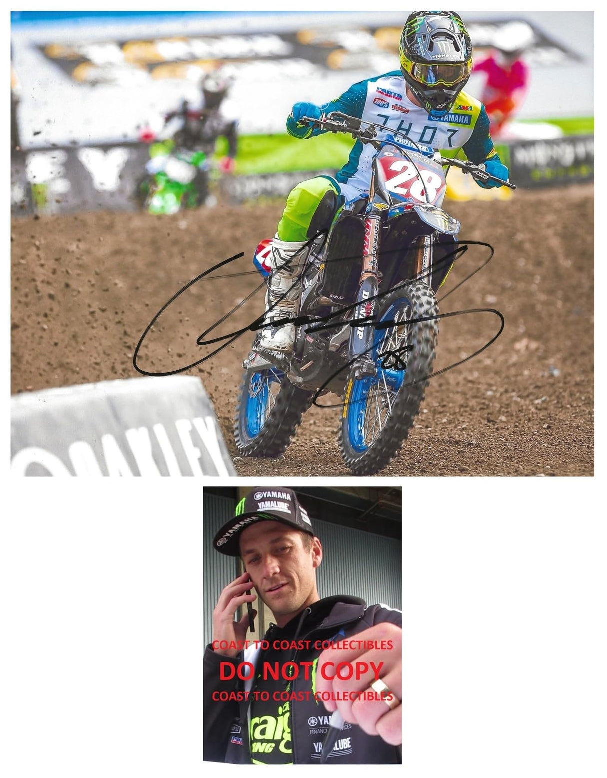 Christian Craig motocross supercross signed 8x10 photo COA proof autographed.