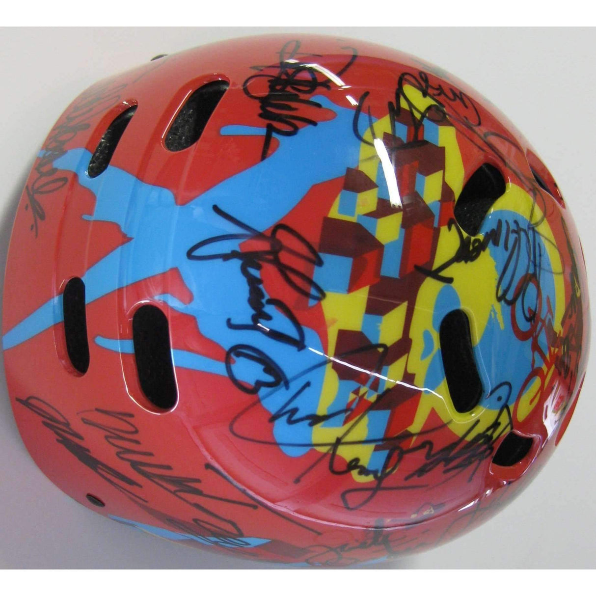 X Games athletes signed autographed helmet - Ryan Sheckler, Buckey Lasek Plus More -COA and proof