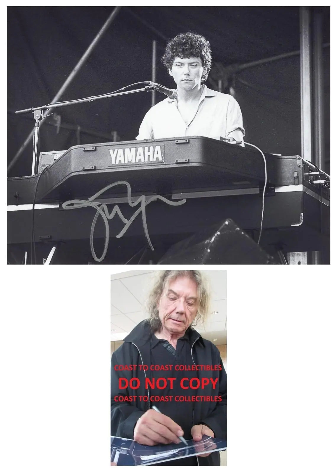 Jerry Harrison Taking Heads signed 8x10 photo proof COA autographed Star