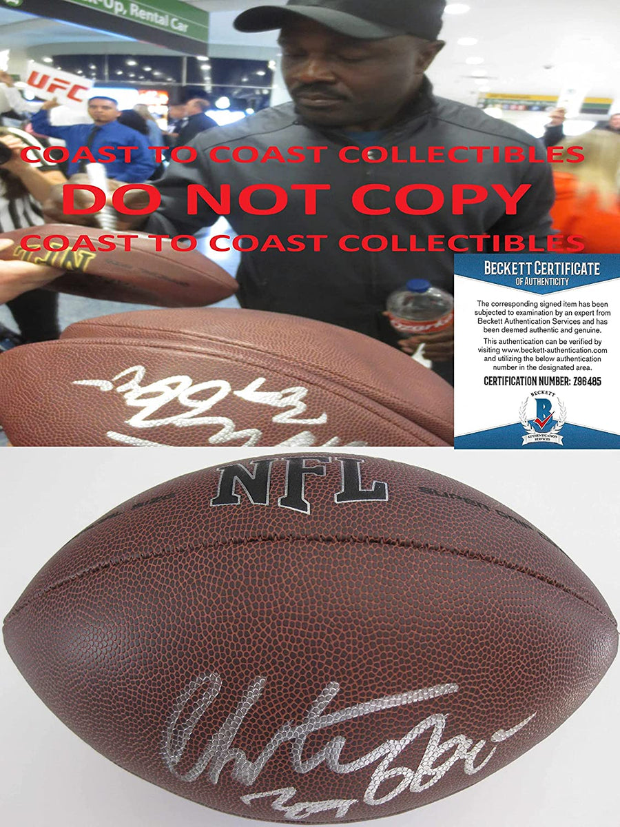 Christian Okoye signed Kansas City Chiefs logo football proof Beckett COA  autograph - Coast to Coast Collectibles Memorabilia - #sports_memorabilia#  - #entertainment_memorabilia#