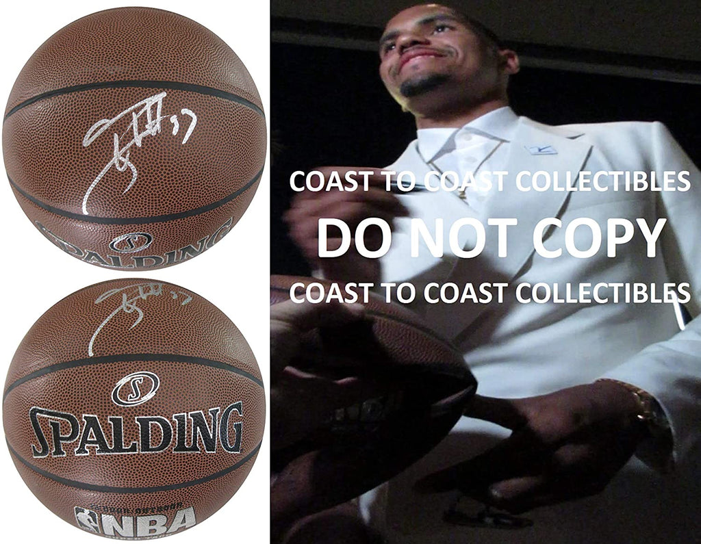 Tobias Harris Philadelphia 76ers signed autographed NBA basketball COA proof