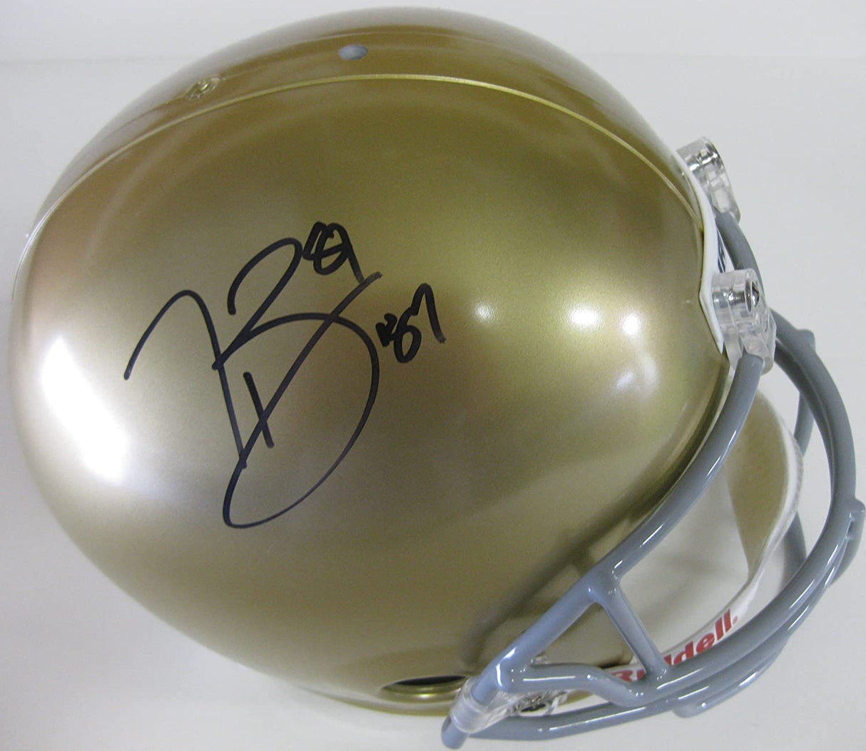 Tim Brown Heisman signed Notre Dame Fighting Irish full size helmet proof Beckett COA