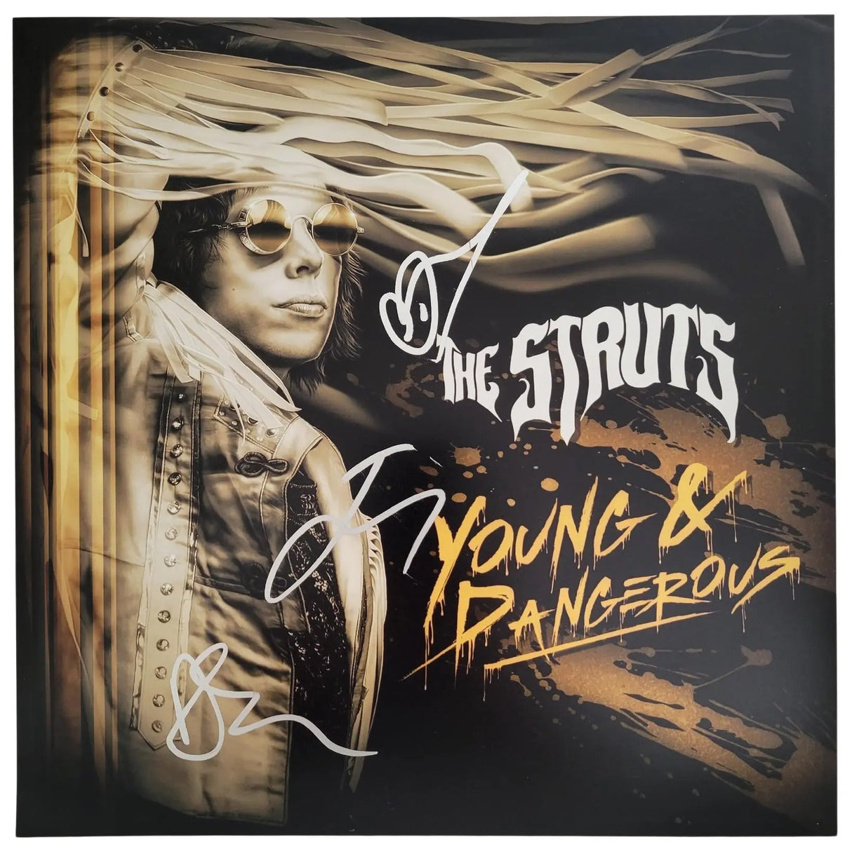 The Struts Band Signed 12x12 Young & Dangerous Album Photo Proof COA Autographed star