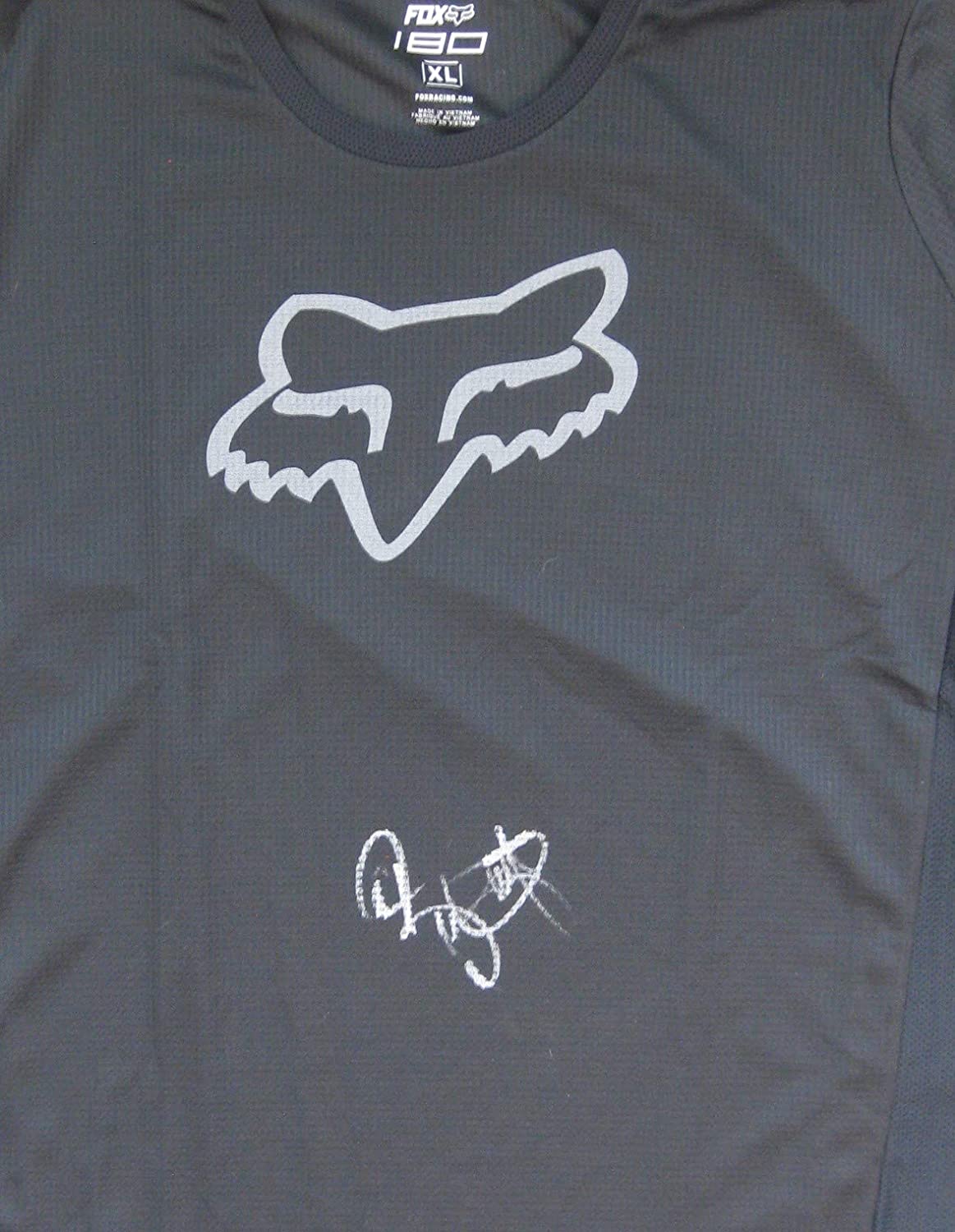 Ryan Dungey Supercross Motocross autographed Fox Jersey Proof Beckett COA signed