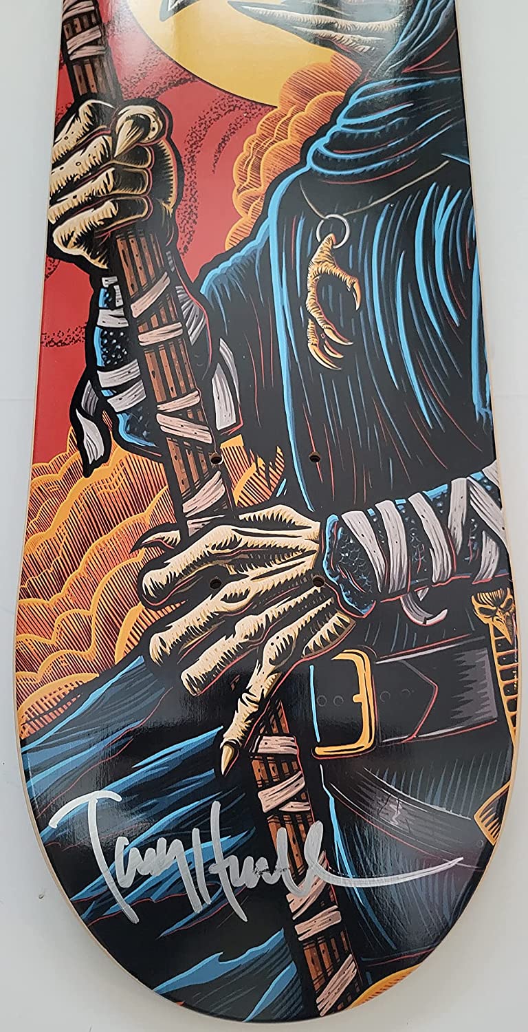 Tony Hawk signed Birdhouse skateboard Deck exact proof COA autographed.
