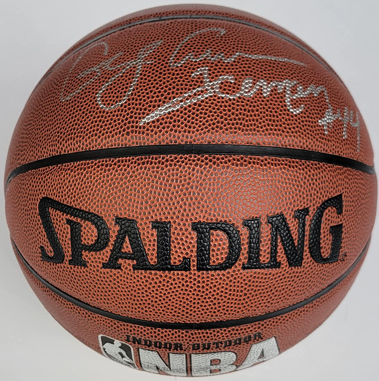George Gervin Iceman San Antonio Spurs signed NBA basketball proof Beckett COA