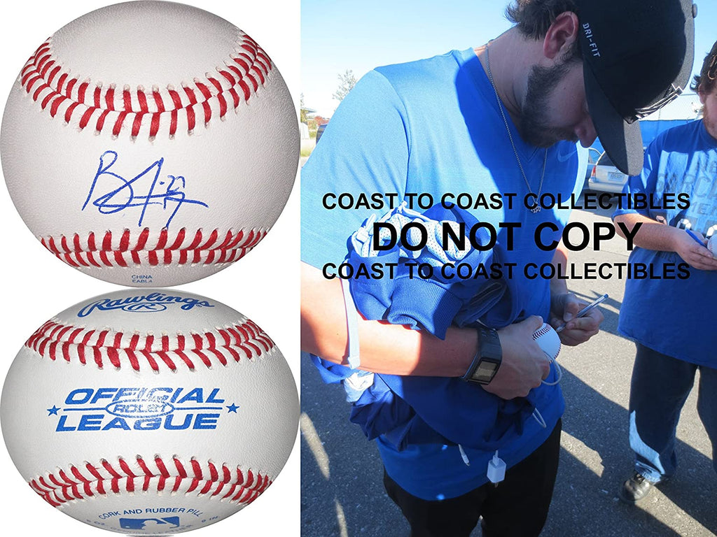 Brandon Finnegan Cincinnati Reds Royals signed autographed baseball COA proof