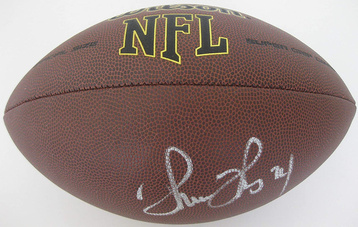 Thurman Thomas Buffalo Bills OSU Cowboys signed NFL football proof Beckett COA