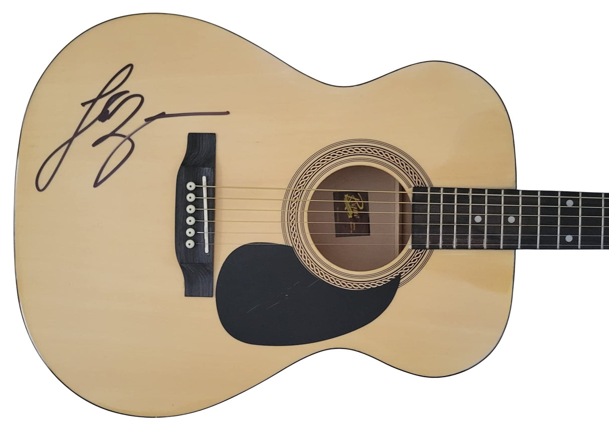 Luke Bryan country music star signed acoustic guitar COA exact proof star autographed