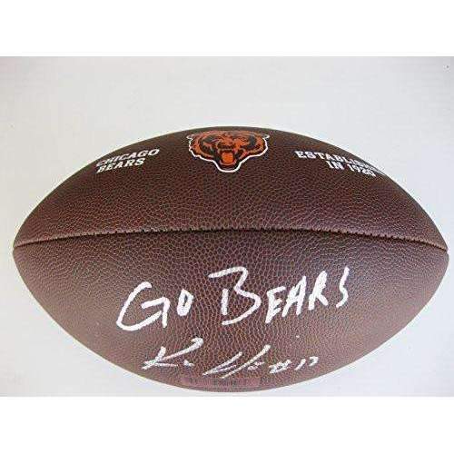 Kevin White Chicago Bears, Signed, Autographed, NFL Logo Football, a COA with the Proof Photo of Kevin Signing the Football Will Be Included