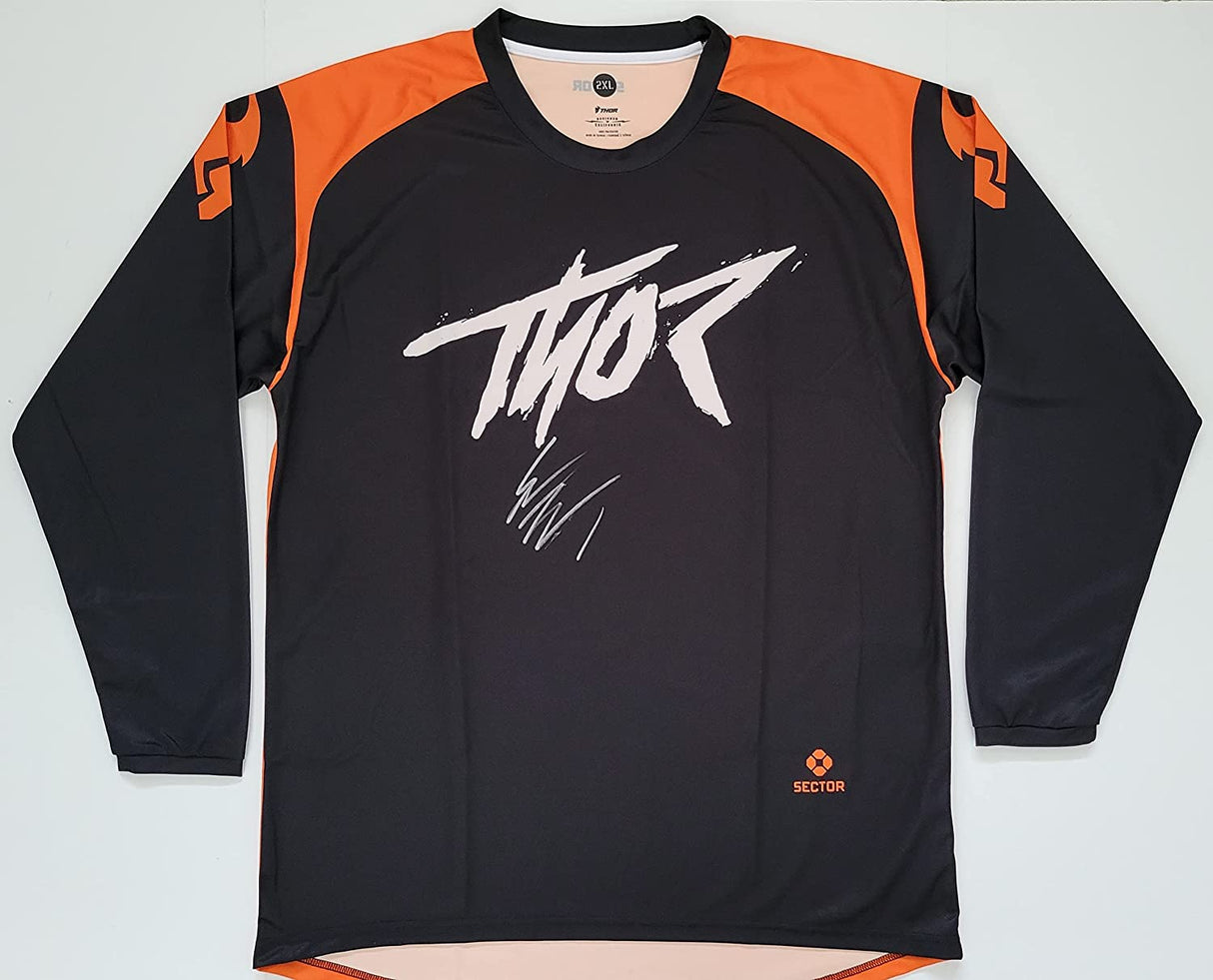 Cooper Webb Supercross motocross signed Thor jersey proof COA autographed.