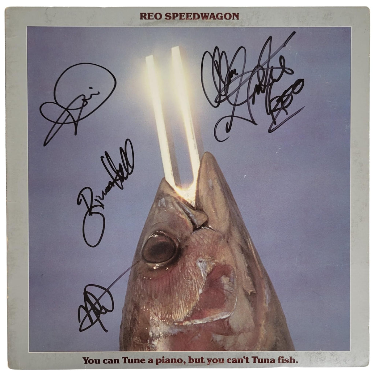 REO Speedwagon Signed You Can Tune a Piano Album COA Proof Autographed Vinyl Record