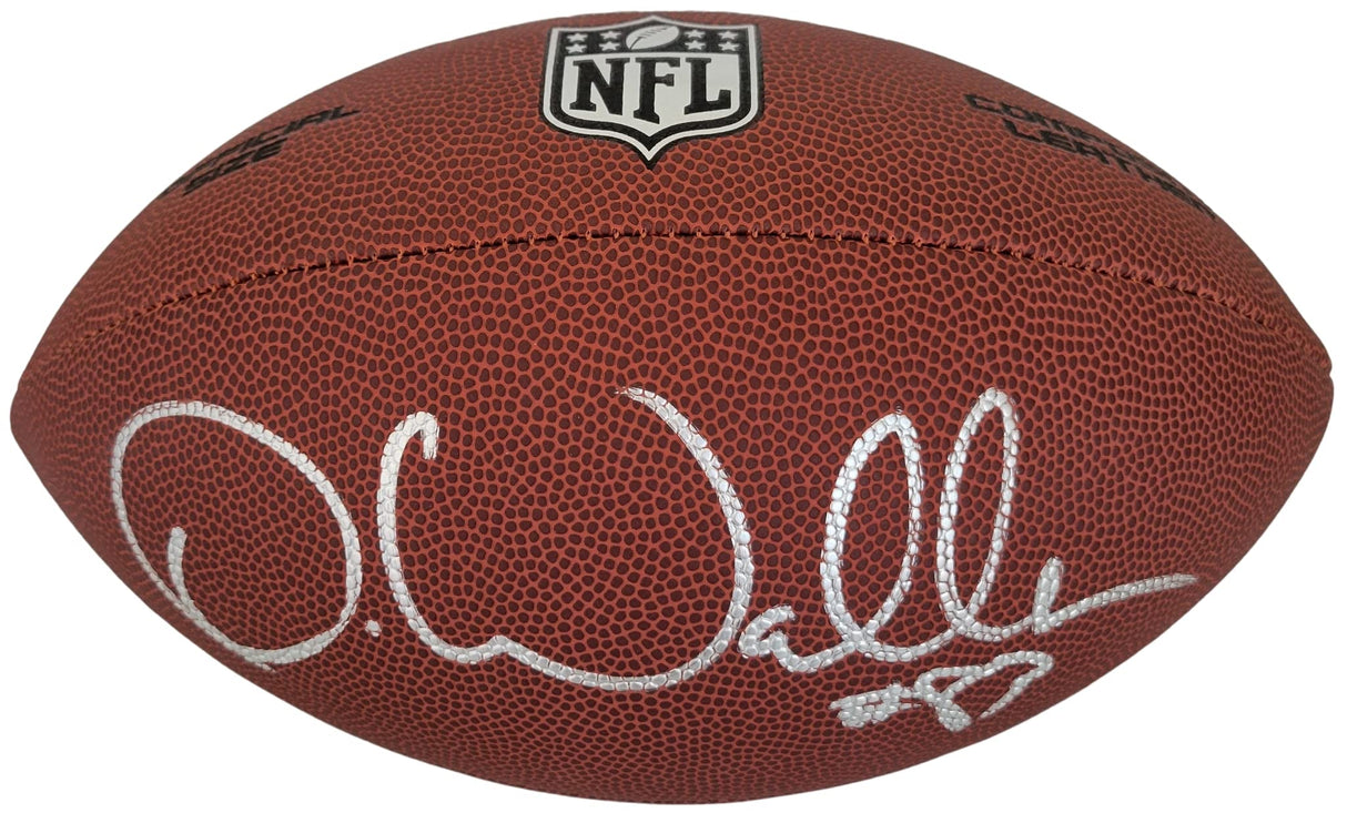 Darren Waller New York Giants Raiders signed NFL football proof COA autographed
