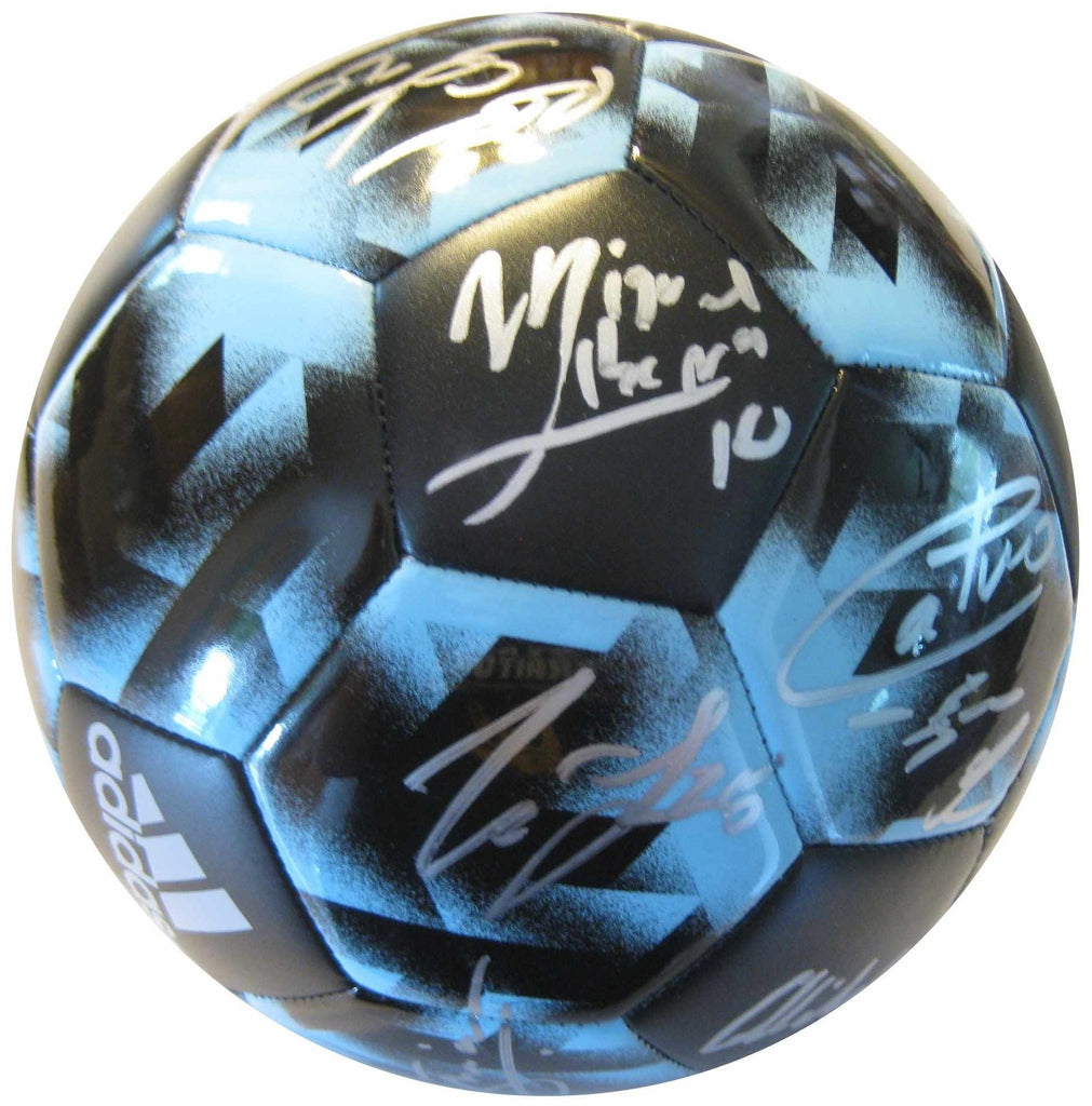 2018 Minnesota united FC team, signed, autographed, logo soccer ball - COA and Proof Photos Included