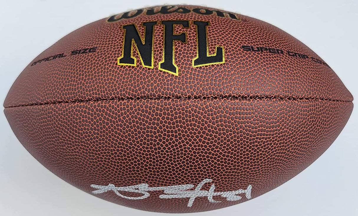 Antonio Brown Pittsburgh Steelers Bucs signed NFL football COA proof autographed