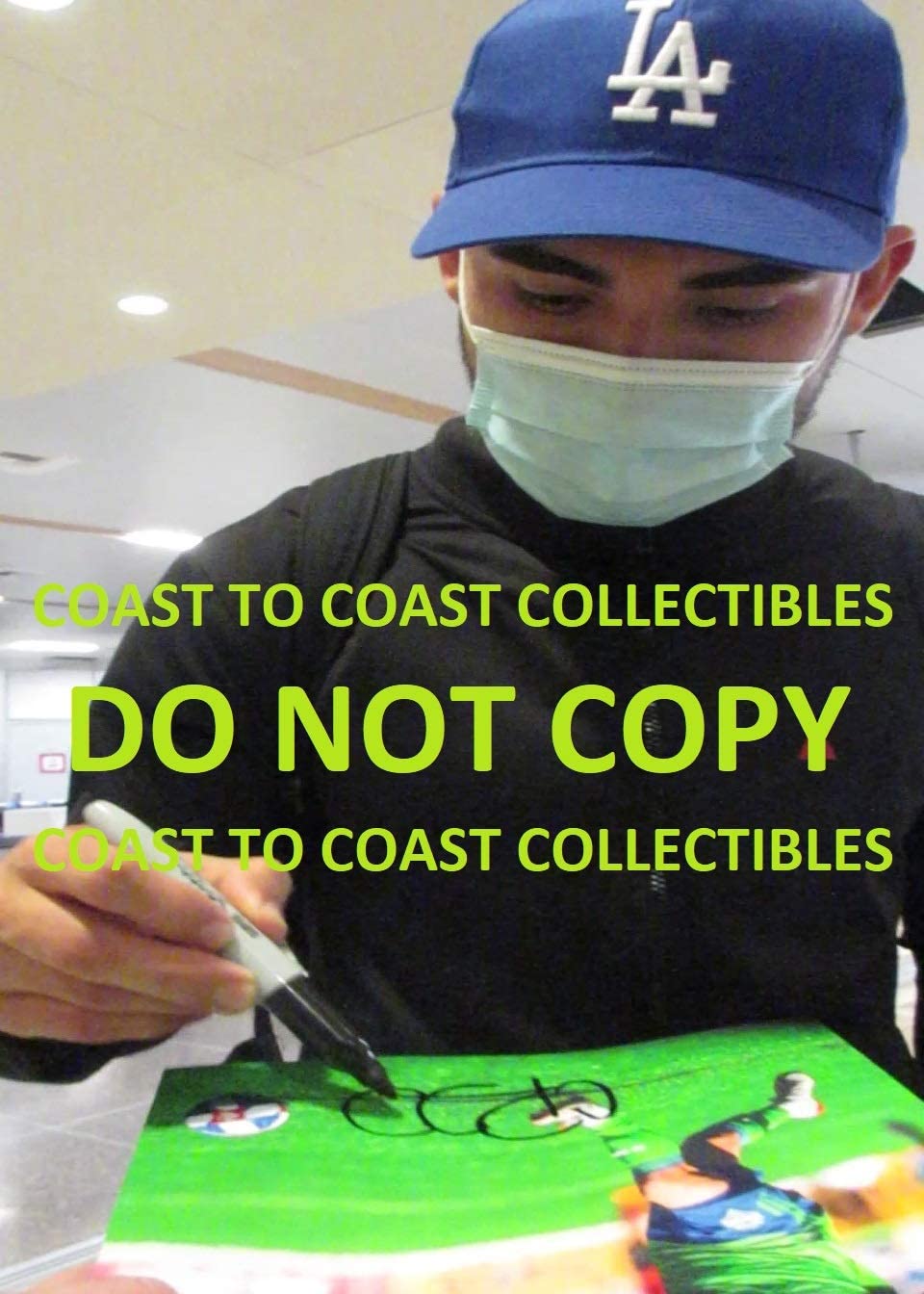 Cristian Roldan signed Seattle Sounders FC 8x10 photo exact proof COA