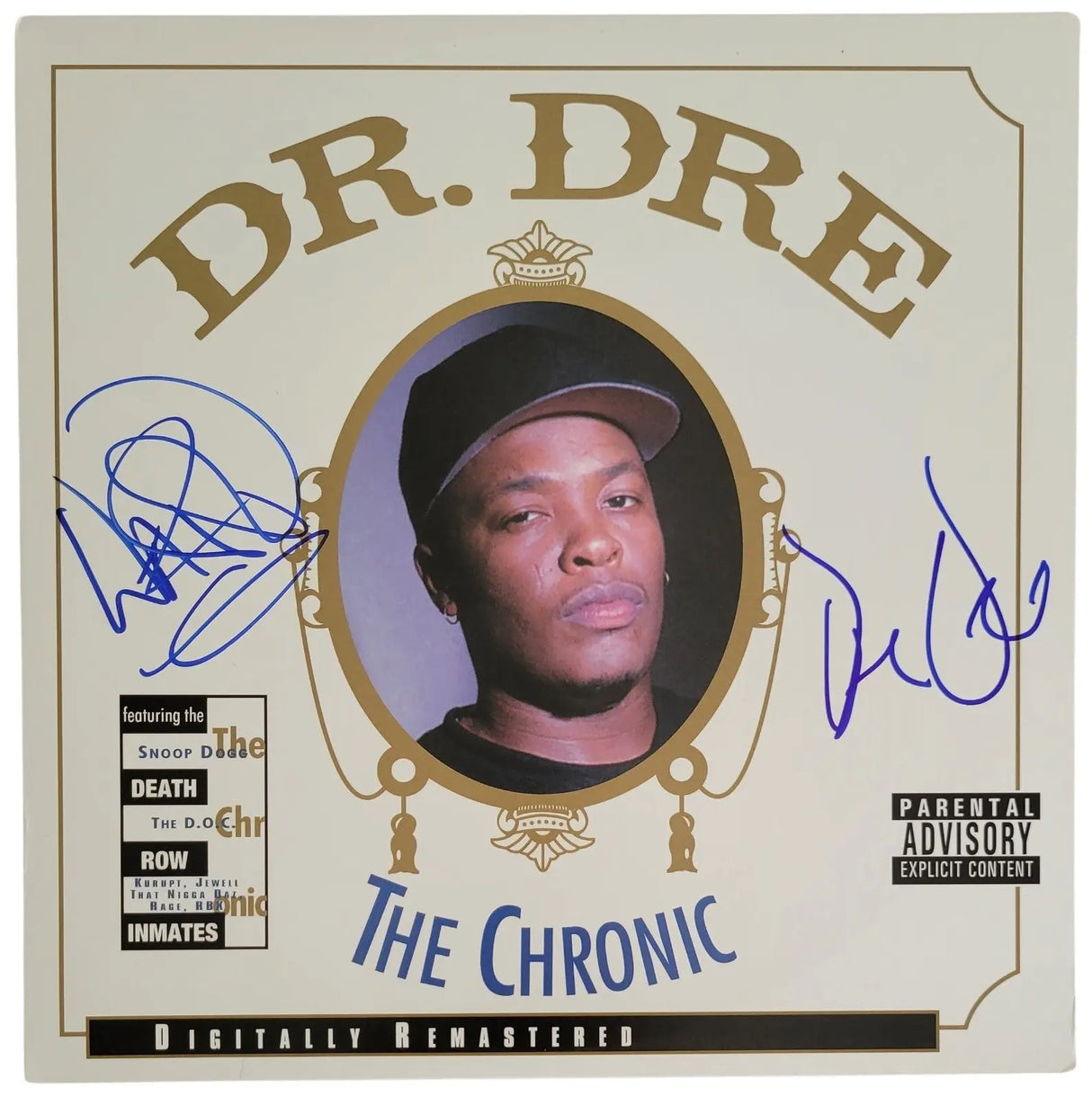 Dr Dre Signed The Chronic Album COA Autographed Vinyl Proof Warren G Rare STAR