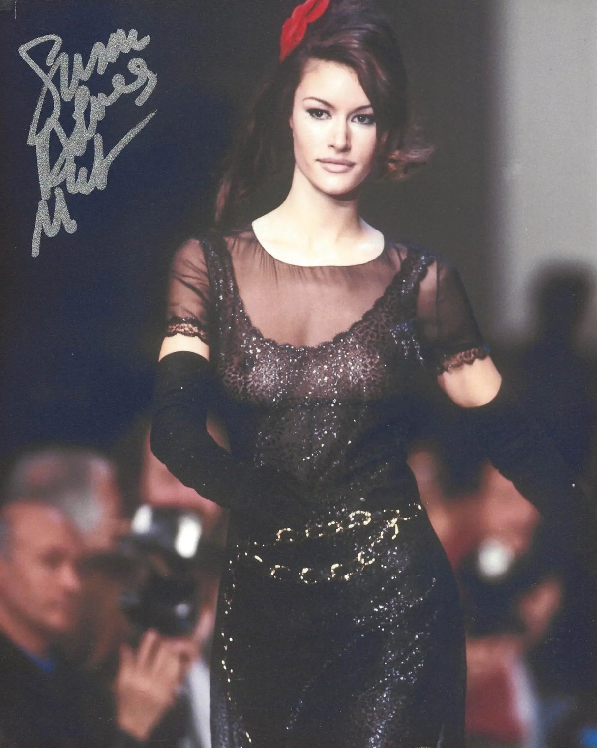 Susan Holmes McKagan model signed 8x10 photo proof COA autographed. Star