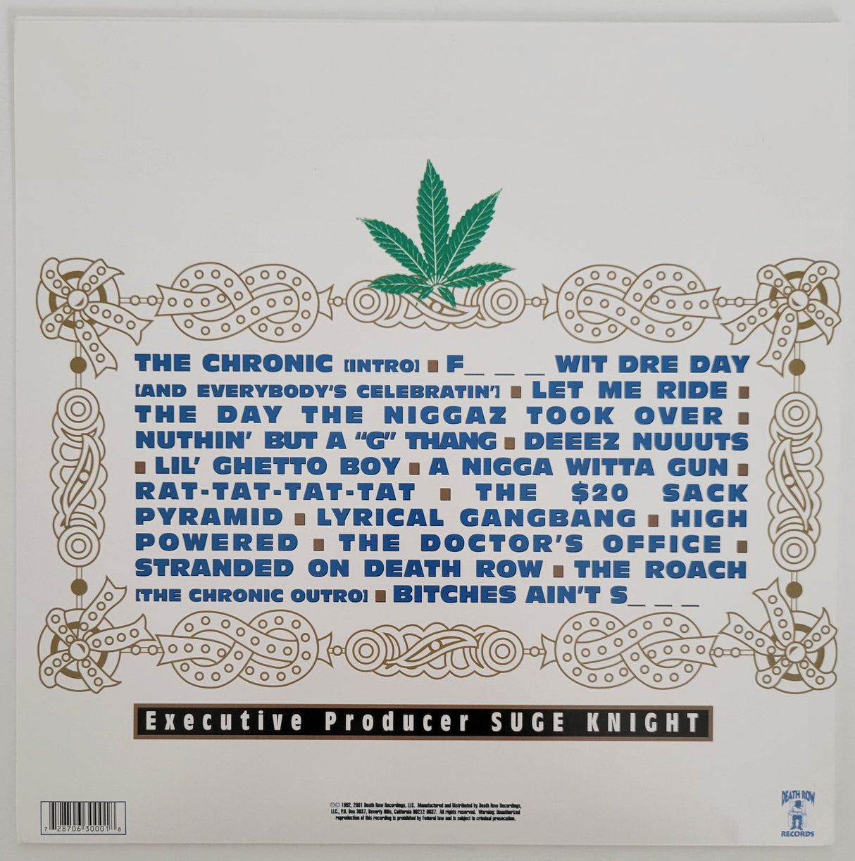 Dr Dre signed The Chronic album COA autographed vinyl exact proof Rare STAR