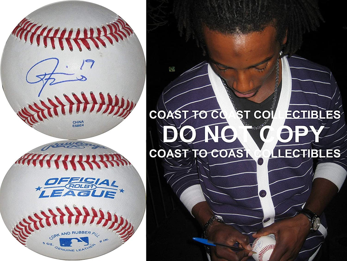 Jemile Weeks Oakland A's Boston Red Sox Padres signed autographed baseball proof