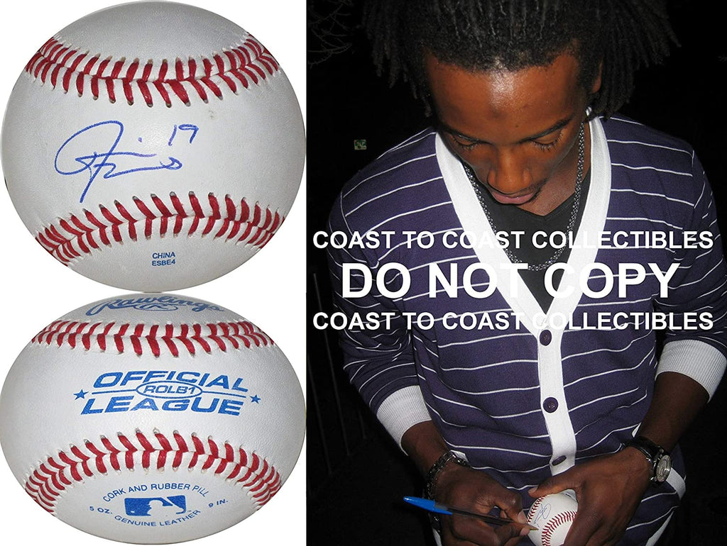 Jemile Weeks Oakland A's Boston Red Sox Padres signed autographed baseball proof