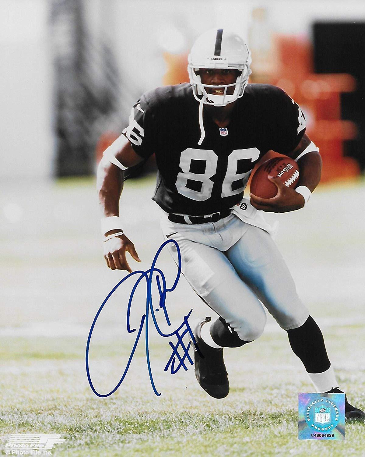 Jerry Porter Oakland Raiders signed autographed, 8x10 Photo, COA
