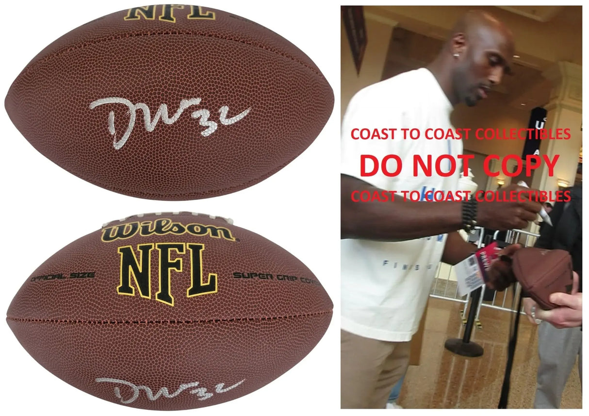 Devin McCourty Signed Football Proof COA Autograph New England Patriots Rutgers
