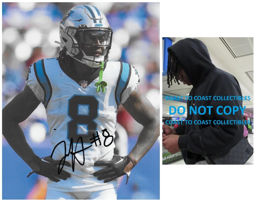 Jaycee Horn signed Carolina Panthers 8x10 football photo COA autographed.
