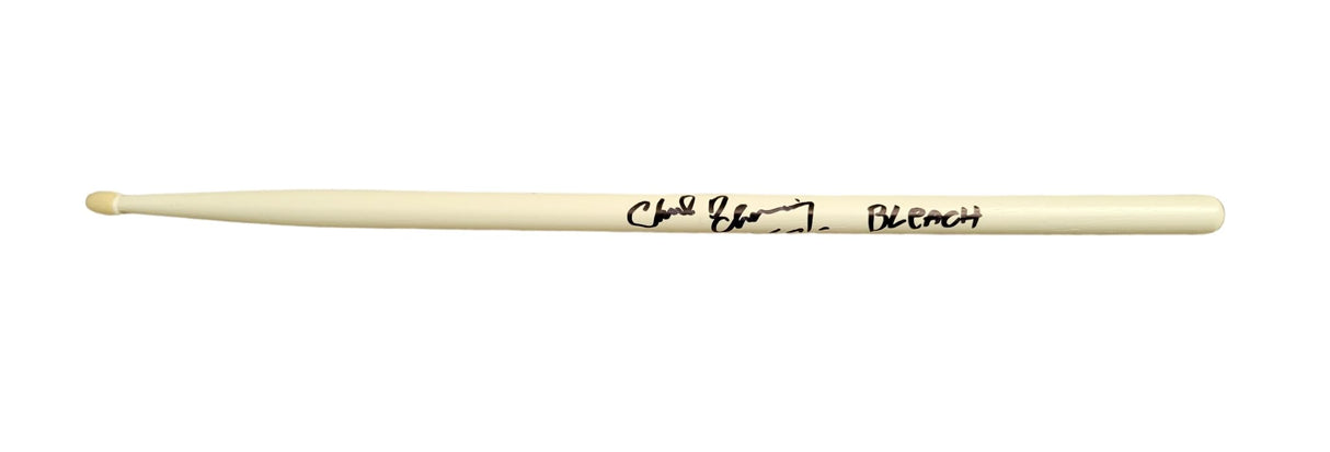 Chad Channing Nirvana drummer signed Drumstick COA exact proof autographed STAR.