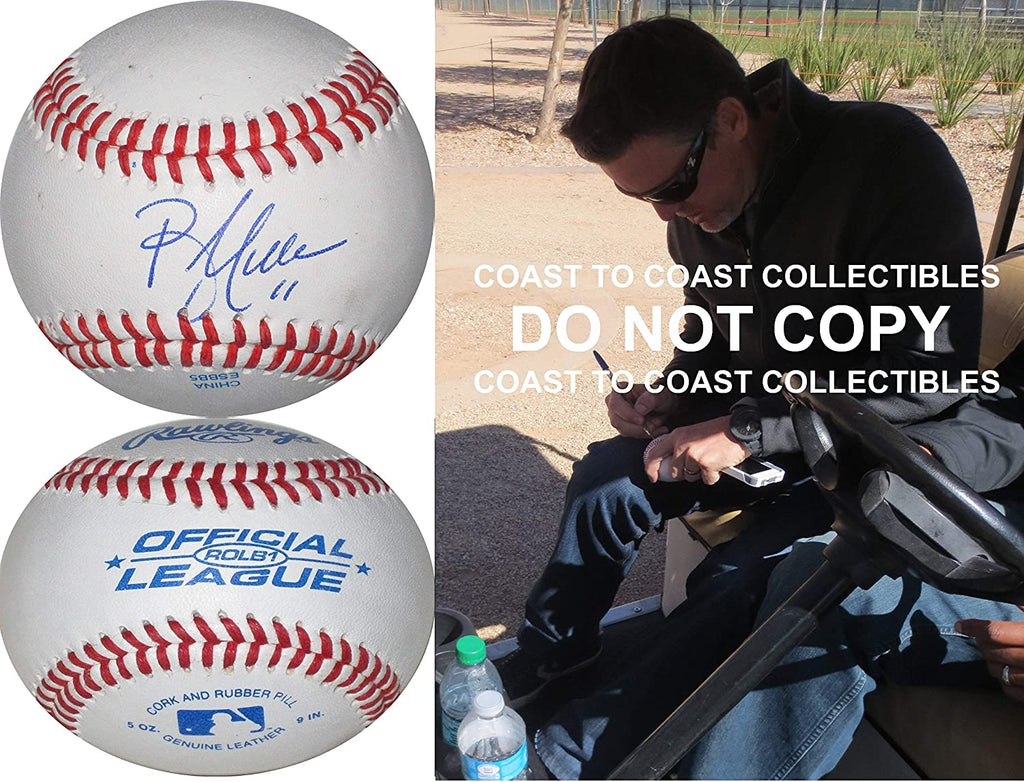 Bill Mueller Red Sox San Francisco Giants signed autographed baseball COA proof