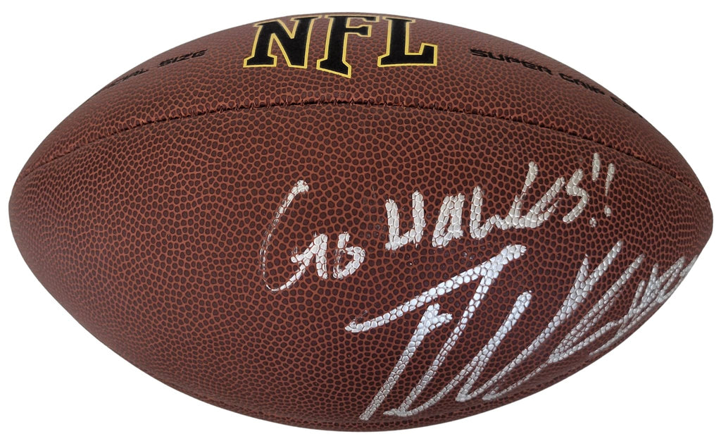 Tariq Woolen Seattle Seahawks signed NFL football COA exact proof autographed