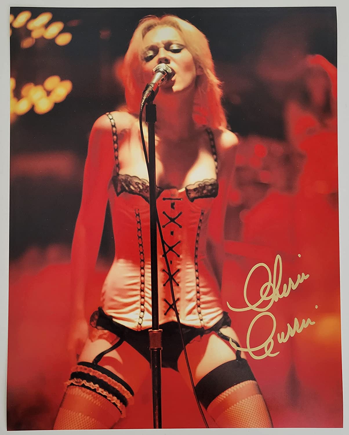 Cherie Currie signed The Runaways 11x14 photo COA exact proof STAR