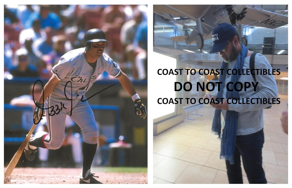 Ozzie Guillen signed Chicago White Sox baseball 8x10 photo COA Proof autographed