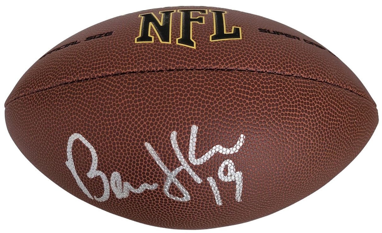 Bernie Kosar Cleveland Browns Miami Signed Football Proof Beckett COA Autographed