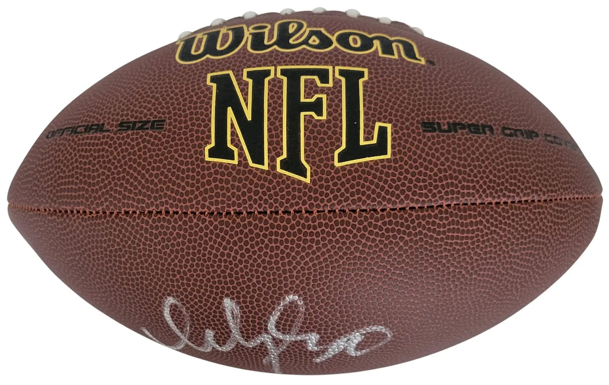 Ickey Woods Signed Football Proof COA Autographed Cincinnati Bengals UNLV