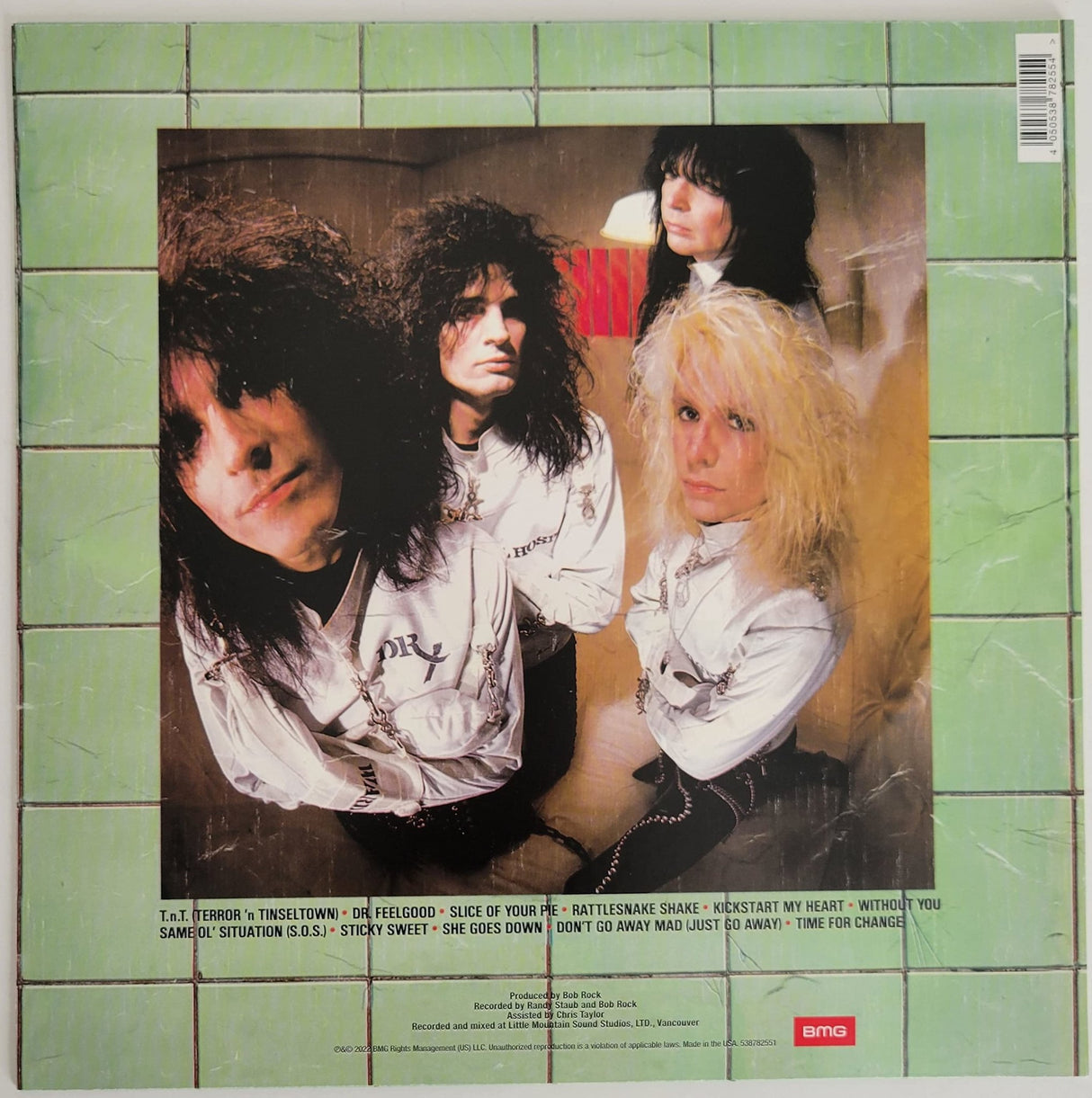 Vince Neil signed Motley Crue Dr Feelgood album vinyl record COA exact proof star