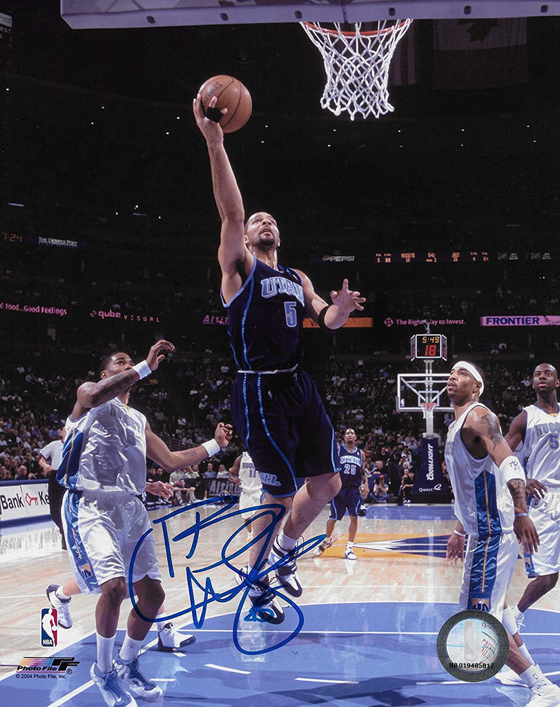 Carlos Boozer signed Utah Jazz basketball 8x10 photo COA.