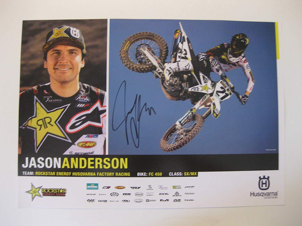 Jason Anderson, supercross, motocross, signed, autographed, 11x17 Poster, COA will be included/